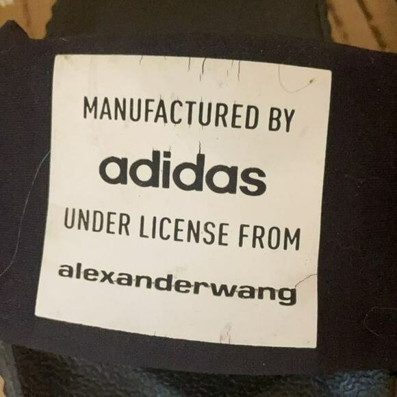 Adidas x Alexander Wang Adilette Lycra Black Sandals Slides 7 Men’s - Picture 3 of 8